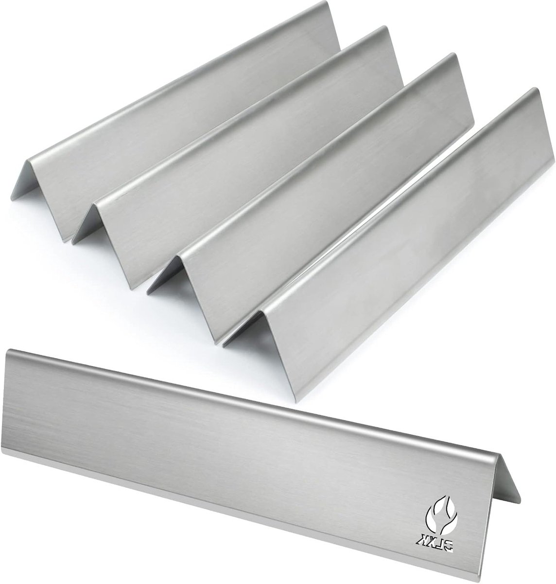 Stainless Steel Flavorizer Platen voor Gasbarbecue, Geschikt voor Spirit II Series 310, Set van 5, Duurzaam en Roestvrij, Ideaal voor Barbecue Accessoires