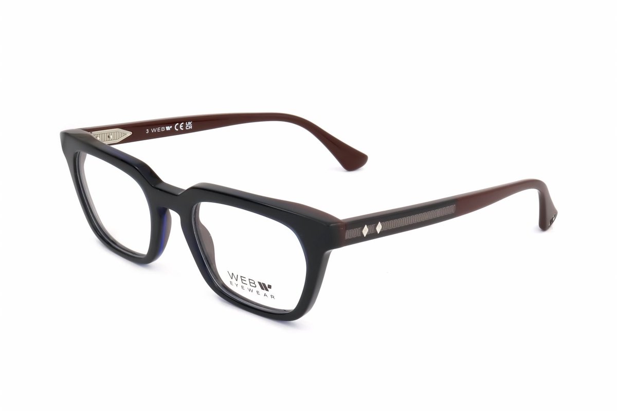 Web WE5444 Blue 52/21/150 MAN Brilmonturen