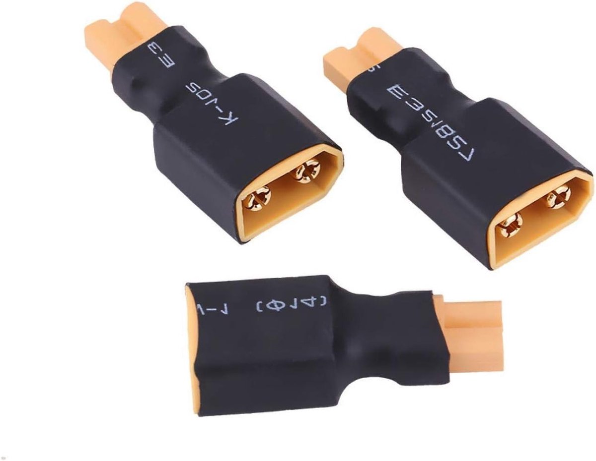 RC Drone Connector Adapter Set - 5 Stuks XT30 naar XT60 Stekker voor Accu's en Opladers