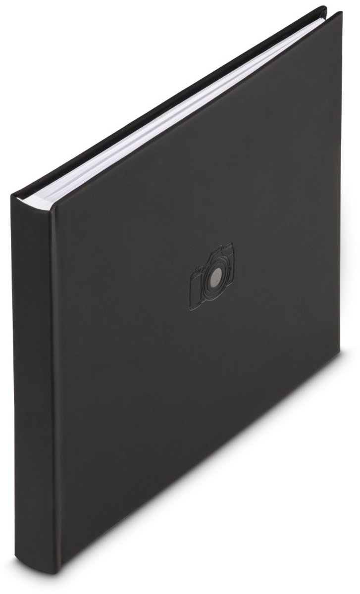 Boekalbum Hanni, 28x24 cm, 50 witte pagina's, zwart