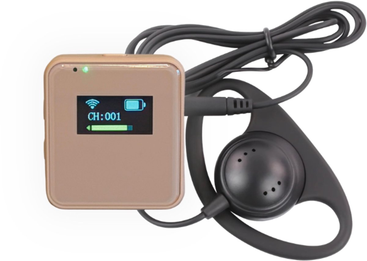 HorsewhispererPRO Showtime - EXTRA ONTVANGER BLUSH compatibel met Showtime transmitter - Compact & performant instructiesysteem voor paardrijden - dressuur - jumping