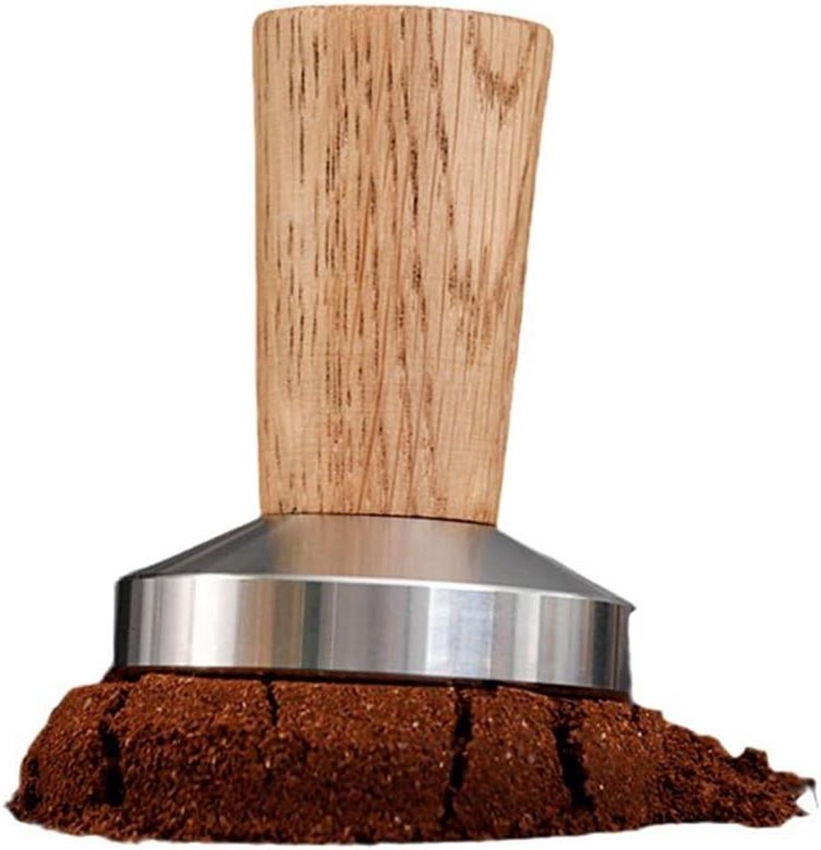 Koffie Tamper - Espresso Stempel - Espresso Bereiden - Ergonomisch Houten Handvat - 58mm Diameter - Niet gespecificeerd