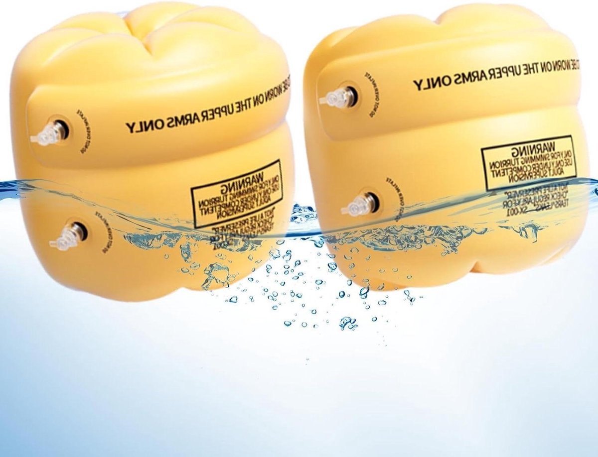 Opblaasbare zwembandjes – Zwembandjes Armbanden – Veilig zwemmen – Beginner vriendelijk – 1 paar – Geel Opblaasbare zwembandjes – Zwembandjes Armbanden – Veilig zwemmen – Beginner vriendelijk – 1 paar – Geel