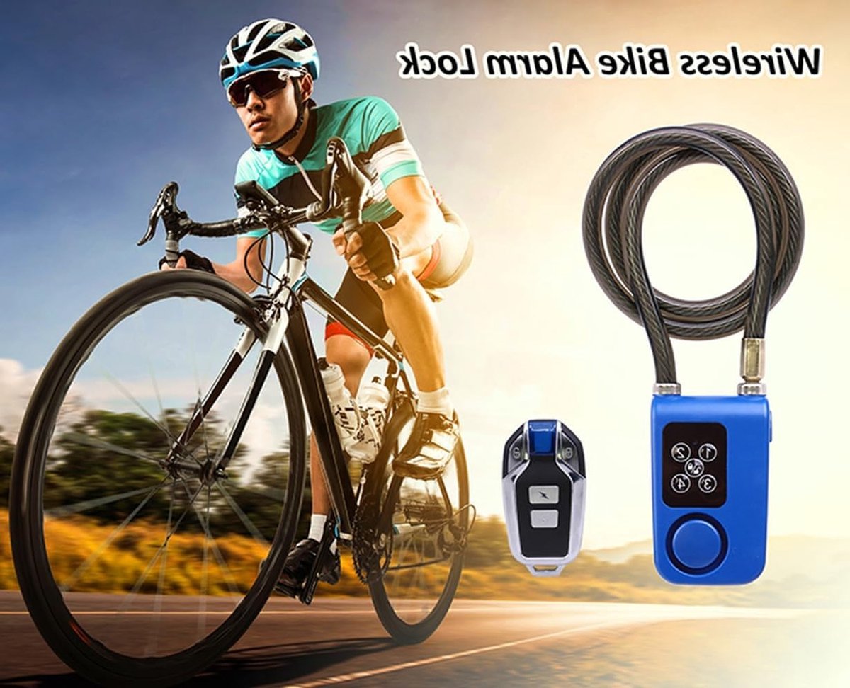 Slimme Fietsslot met Alarm - Draadloos, Waterdicht en Schokbestendig - 33 Inch Kabel voor Fiets, Motor en Scooter Veiligheid – foto 5
