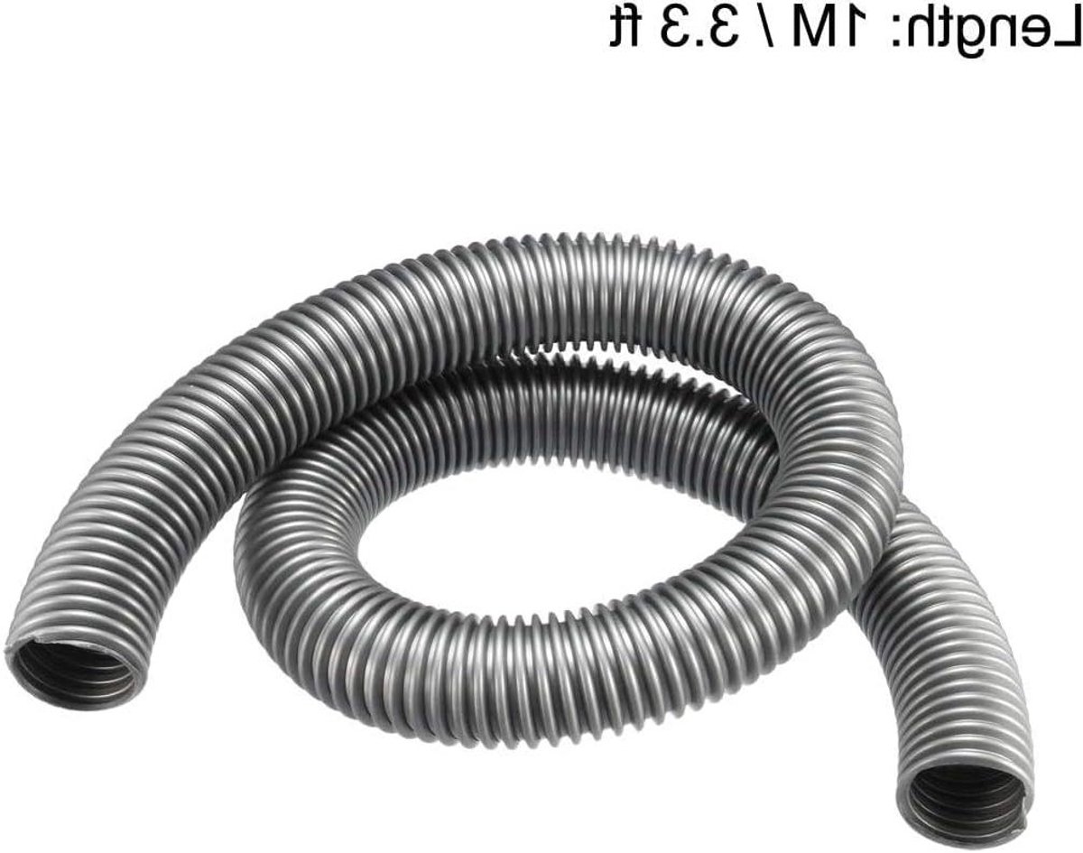 Flexibele Stofzuigerslang - Verlengslang Stofzuiger - Stofzuigen Uitbreiden - EVA Materiaal - 1 Meter - Grijs
