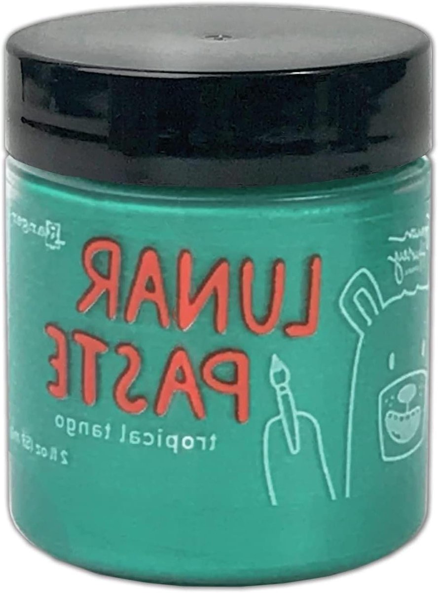 Lunar Paste - Kleurpasta Textuurpasta - Hobby Projecten - Levendige Kleur - 60 ml - Tropical Tango