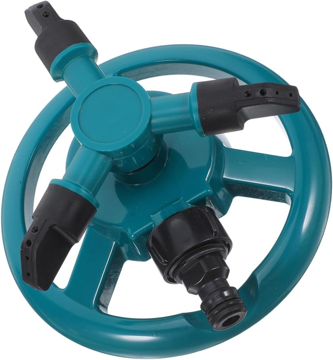 Roterende Sproeiers - Gazon Besproeiers - Tuin Water Geven - Triplearm Ontwerp - 15x15x8CM - Groen