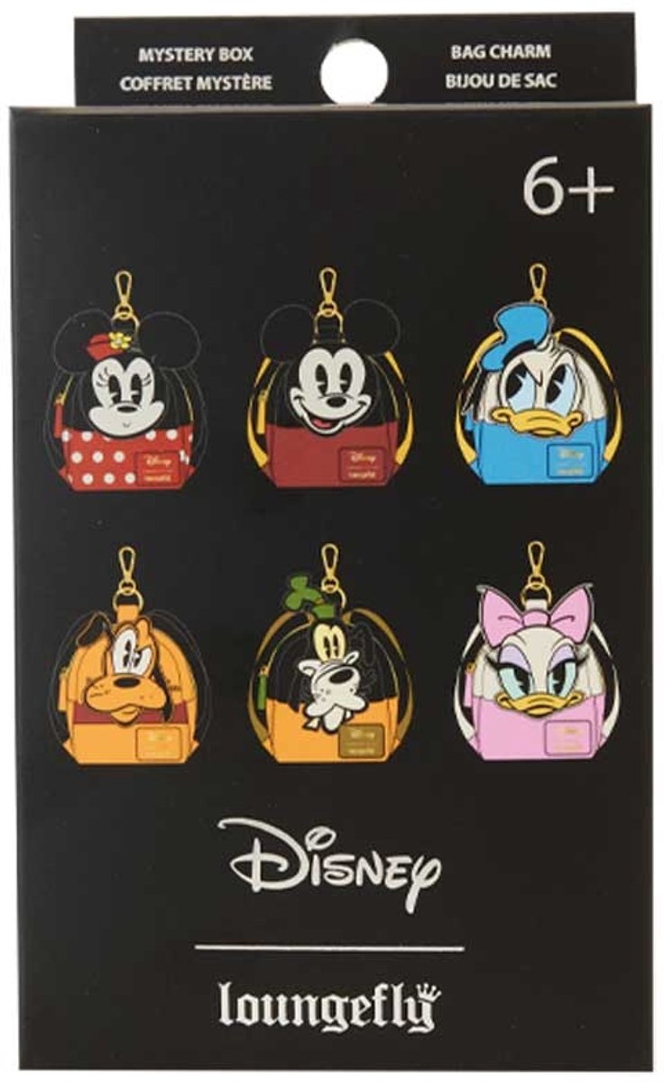 Loungefly Loungefly Mickey and friends by Loungefly Bag Charm Mystery Box Display (15) Pins & Brooches - 1 Stuks