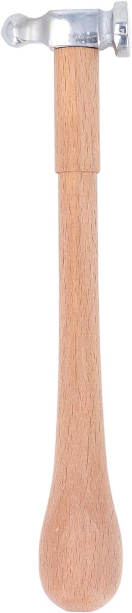 Handgemaakte Mini Hamer met Grote Kop en Houten Handvat - Multifunctionele Polijsthamer voor Professioneel Gebruik en Klussen
