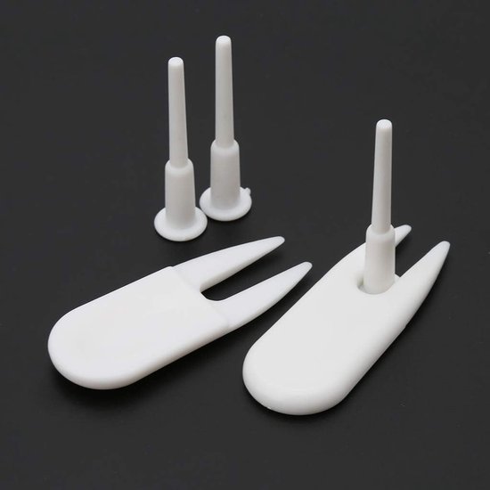 Yoga Bal Accessoires - Luchtstopper Plug - Fitness Herstellen - Vervangende Set - 5.1 cm - Wit van Merkloos — afbeelding 2