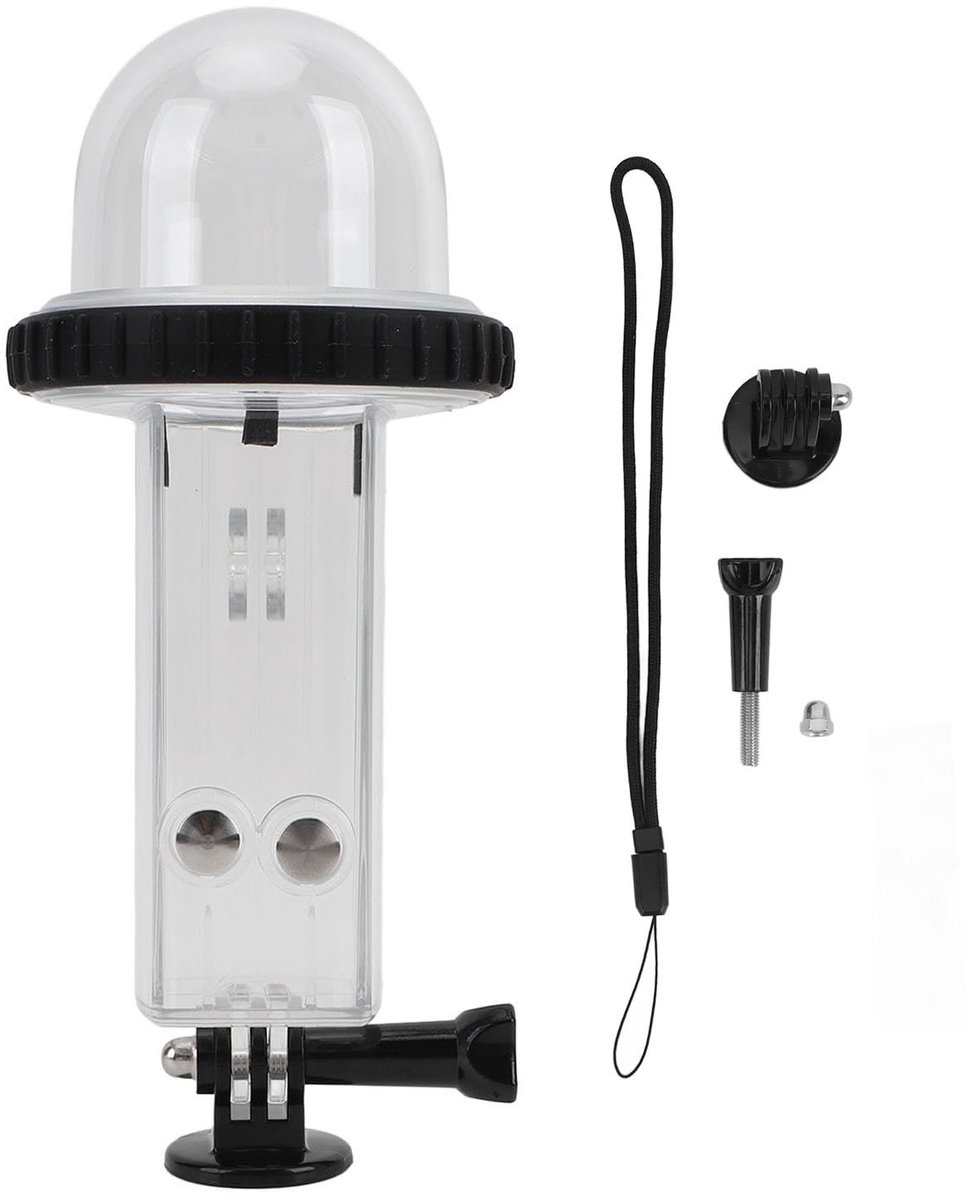 Dailygoody - Onderwaterbehuizing - Waterdichte Camerabehuizing - Geschikt voor 3 - Duikbehuizing tot 40 M - Accessoires inbegrepen - Ideaa...