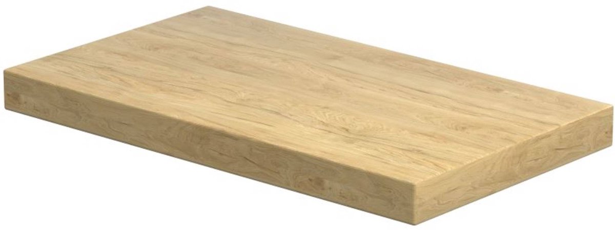 Saqu Rise afdekblad voor onderkast of fonteinframe 40x23x3,2cm cabana oak