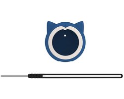 Allecto - Silicone Cartoon Beschermhoes - Perfecte Pasvorm - Blauw / Geel - Handriem - Geschikt voor Pokémon GO Plus+ - Accessoires
