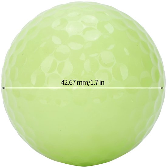 aladdien - Golfballen - Gloeiende Golfballen - Perfect voor Nacht Golf Training - Lichtgevende Golfbal - Golf Training - Oefening in het Donker van Aladdien — afbeelding 3