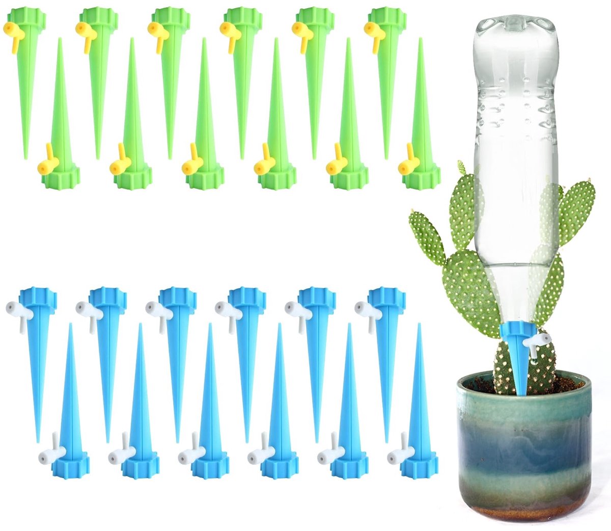 Store_9 - 24-delige automatische irrigatiesystemen - druppelirrigatieset - zelfbewaterend - geschikt voor tuin en binnen - eenvoudig te installeren...