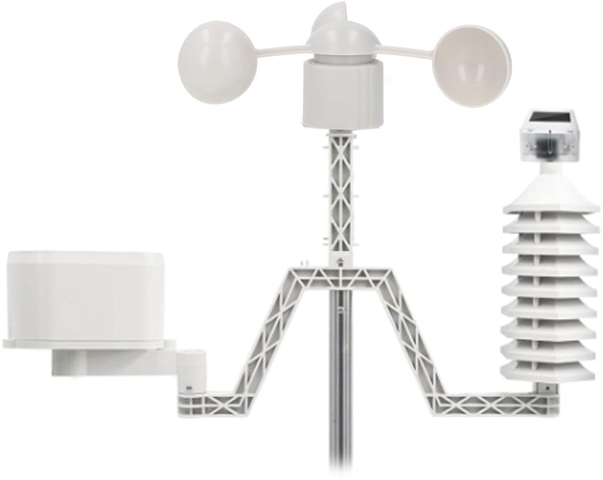 Dailygoody - Weermeterset - Windvaanbeker-anemometer - Nauwkeurige metingen - 3 kopjes - Windsnelheidssensor - Geschikt voor weerstations -