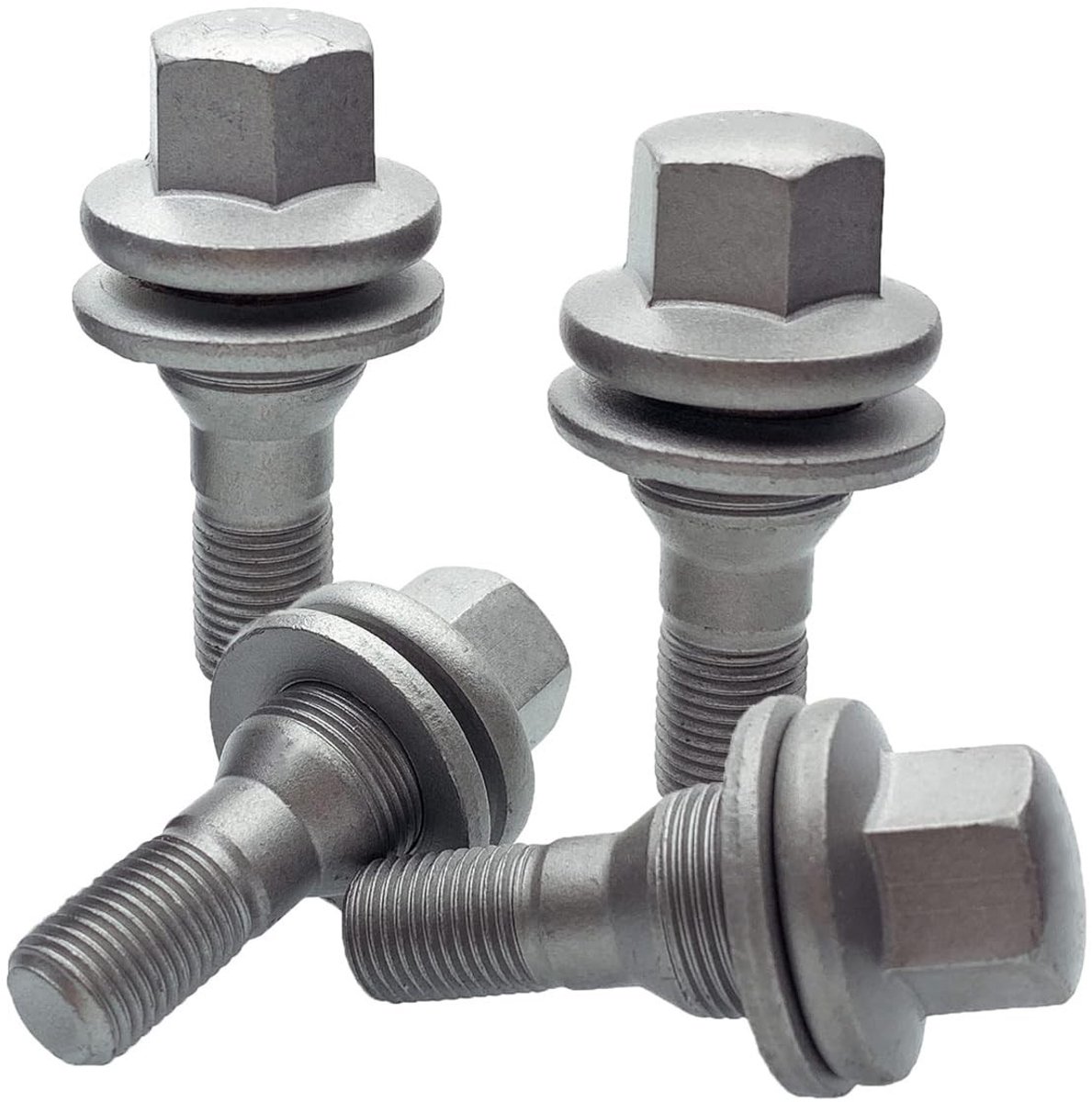 Dailygoody - Wielbouten M12 - Perfecte Vervanging - Zwart - Moeren - Voor Citroen Peugeot - 4 Stuks