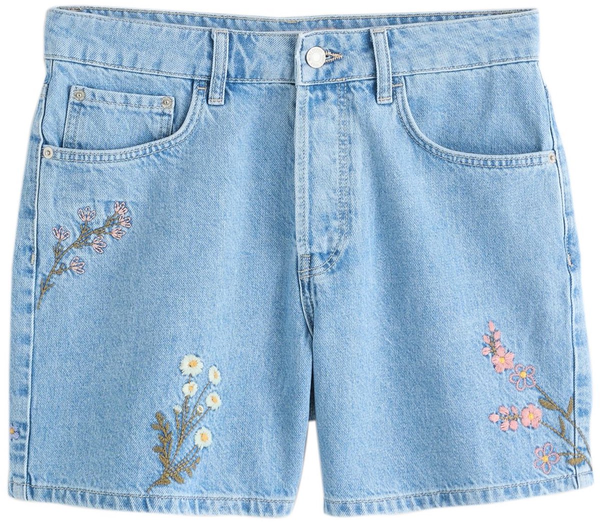 Next - Dames - Denim short - Blauw