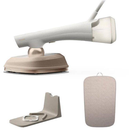 Philips OneTurn - GC213/10 - Hybride stoomstrijkijzer & kledingstomer - Strijkijzer & Stomer in 1