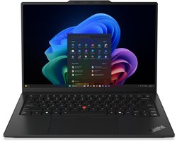 Lenovo ThinkPad X1 Carbon Gen 14 Aura Edition Copilot+ PC Intel Core Ultra 7 355 Laptop 35,6 cm (14") Touchscreen WUXGA 32 GB LPDDR5x-SDRAM 512 GB SSD Wi-Fi 7 (802.11be) Windows 11 Pro Engels Zwart