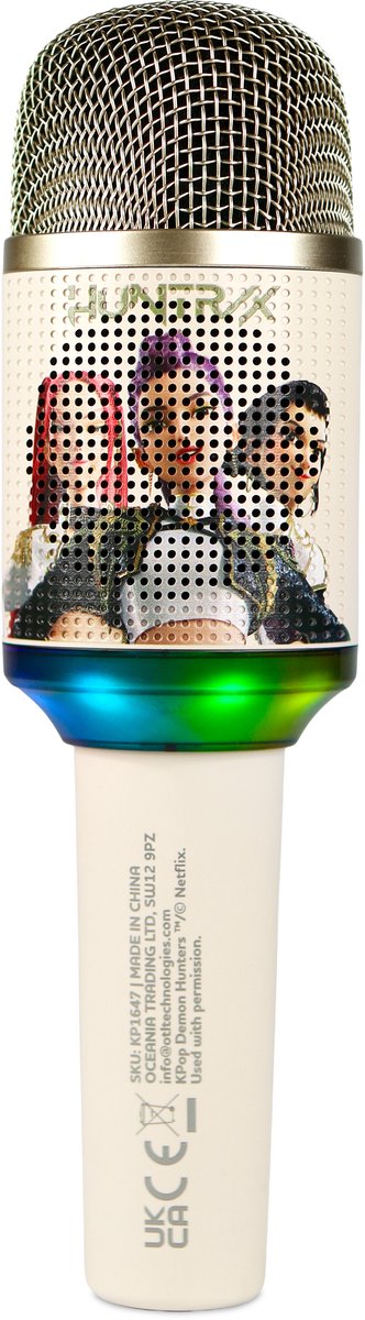 KPop Demon Hunters - Huntr/x - Golden - draadloze karaoke microfoon voor kinderen - LED lichteffect - speaker - stemeffecten — afbeelding 5