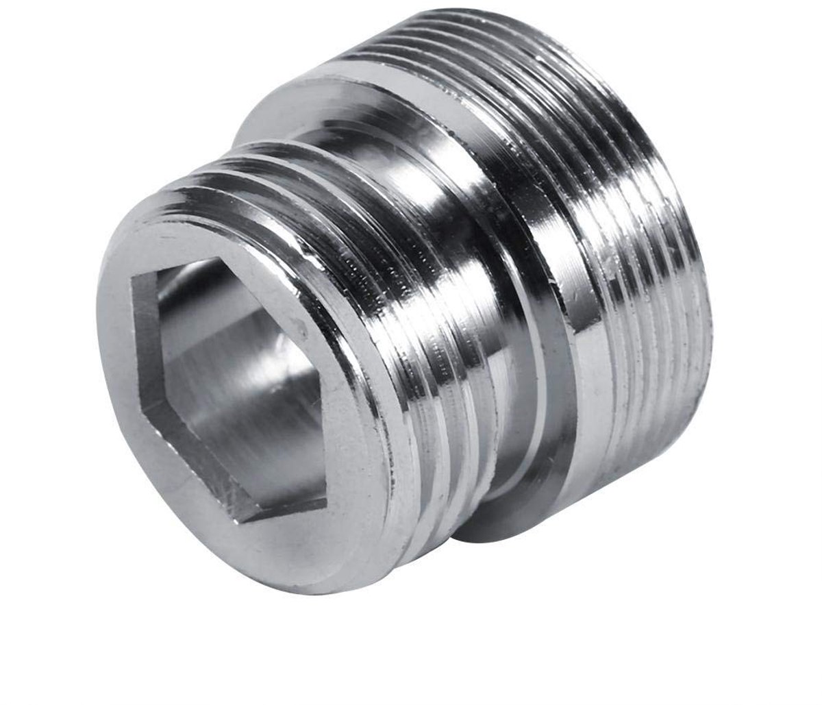 Dailygoody - G1/2 Faucet Adapter - Water Purifier - Hoogwaardige kwaliteit - Zilver - Aerator Adapter - Perfect voor keuken gebruik - 24mm naar 15mm