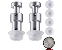 Allecto - Instant Pot Float Valve - Vervangende Onderdelen - Duurzaam en Hoogwaardig - Roestvrij staal - Geschikt voor Duo en Ultra - 2-pack