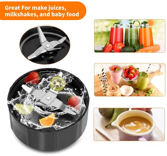 Dailygoods - Vervangend Mes - Blender Keukenaccessoire - Compact Formaat - Sapcentrifuge Onderdelen - Geschikt voor Keukenmachines - Model sexht... van Dailygoods — afbeelding 3
