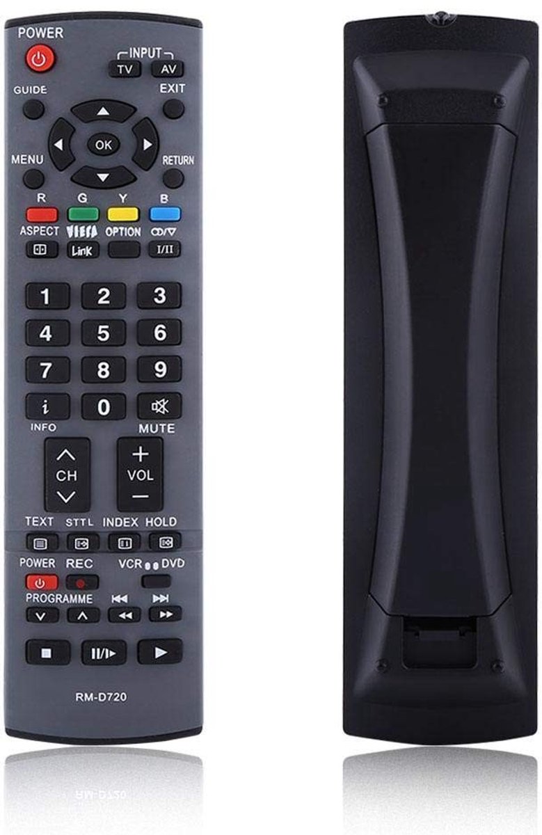 Dailygoody - Vervangende Afstandsbediening - Universele Afstandsbediening - Eenvoudige Kanaaltoegang - Compact - Compatibel met Panasonic - Geschikt v..