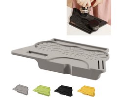 Espresso Tamper Mat van Voedselveilig Silicoon - 24cm Antislip Ondergrond voor Koffie Accessoires, Koffie Tamper en Borstel