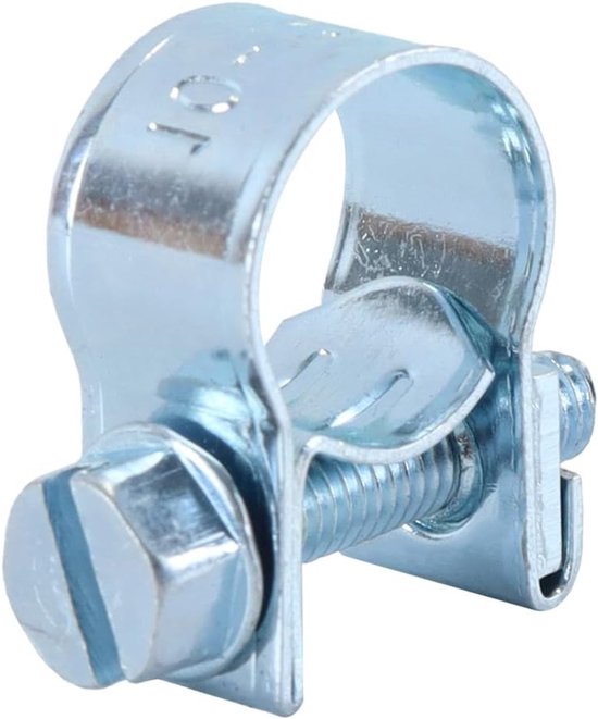 Verstelbare mini slangklemmen set van 10 stuks voor waterleidingen en luchtslangen (10-12 mm) - ideaal voor siliconen slangen en hobbyprojecten — afbeelding 2