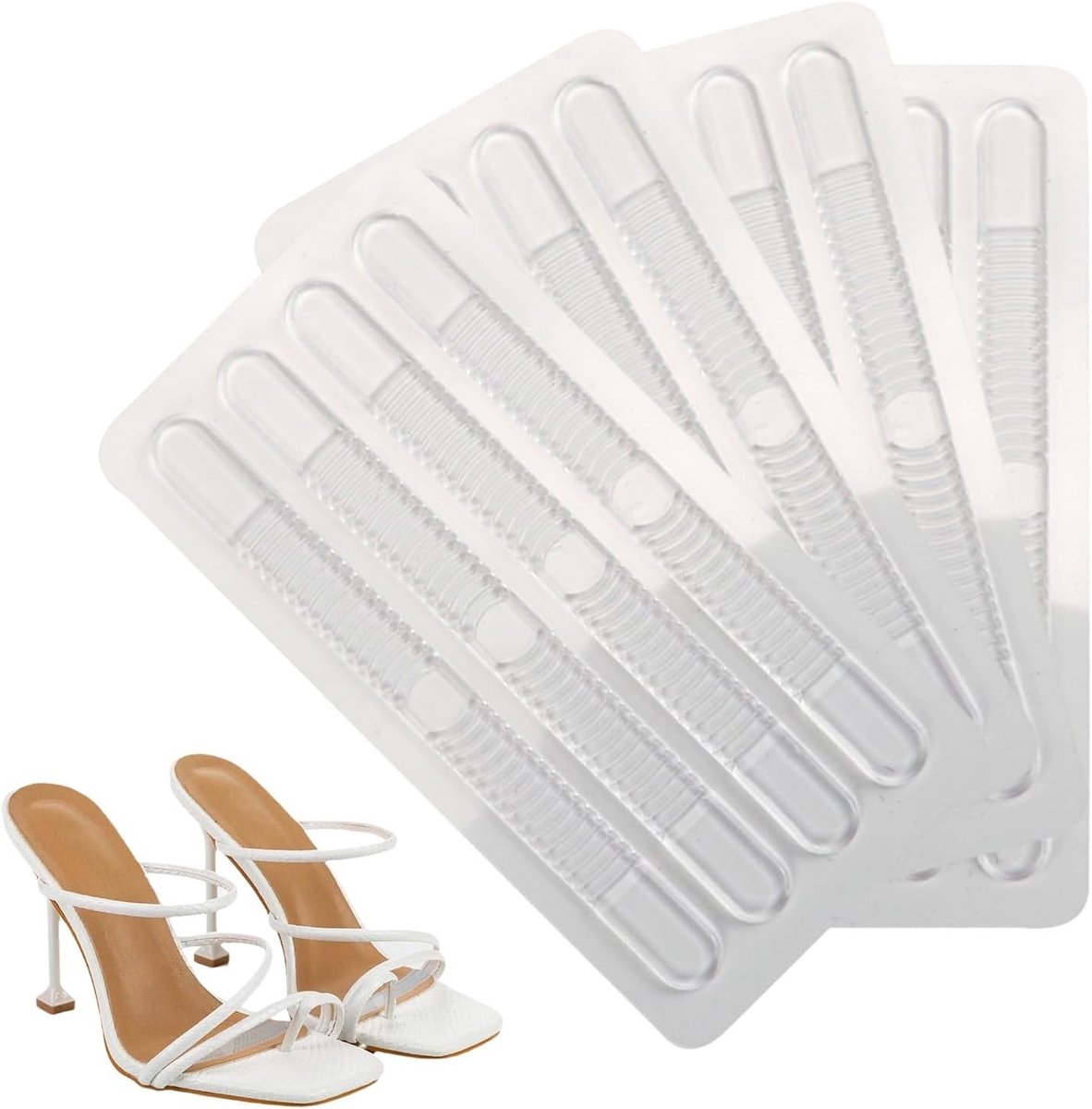 16 Stuks Antislip Schoen Pads voor Hoge Hakken en Losse Schoenen - Grip en Comfort voor Vrouwen en Mannen