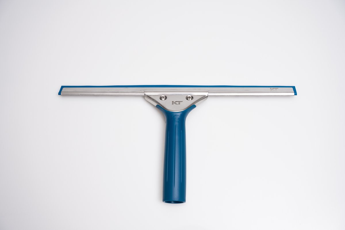 KT Cleaning - Raamtrekker Professioneel 35cm met Ergo Handvat - Raamwisser met Verwisselbaar Rubber - Douchewisser voor een streepvrij effect – Ramenwasser