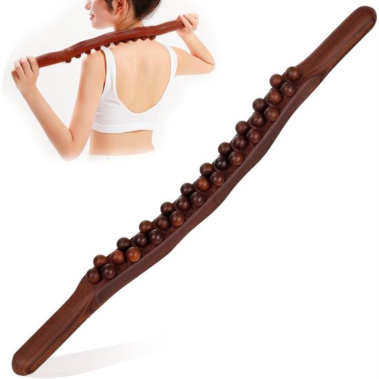 Massageroller van hout, 58 cm