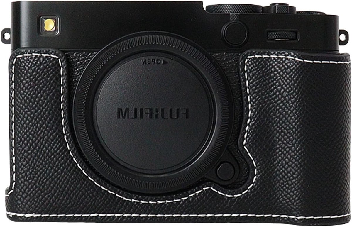 Stijlvolle en beschermende cameratas voor Fujifilm X-E5 van PU leer