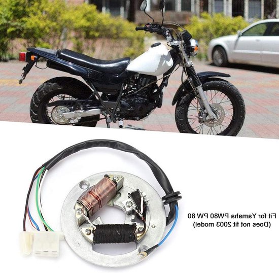 Dubbele Ontstekingsspoel en Magneto Statorplaat voor PW80 Motorfiets - Hoogwaardige Vervangingsonderdelen voor Betrouwbare Prestaties en Efficiënte Ontsteking van Merkloos — afbeelding 5