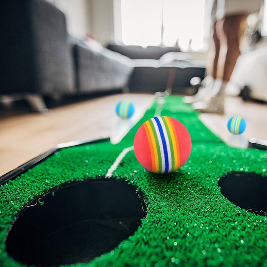 TOVBMUP Golfbalschuim - Oefengolfballen - Air Ball Golf - Beginnersschuimballen - Kindergolftraining - 26 stuks - Rood en Blauw van tovbmup — afbeelding 3