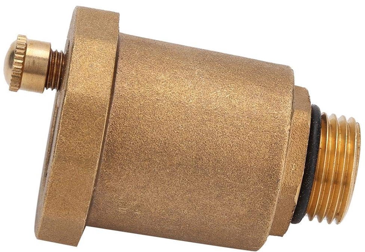 Dailygoody - Ontluchtingsventiel - G1/2 inch - Hoge temperatuurbestendigheid - Messing - Automatisch éénrichtingsventiel - Betrouwbare afdichting