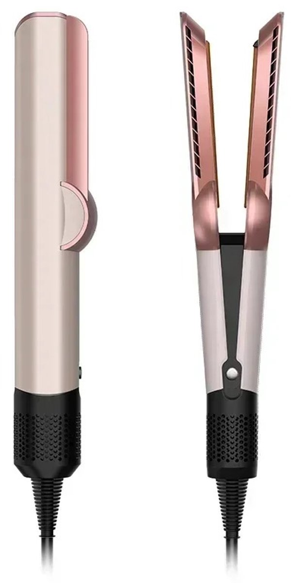 Cherrys Finds - Stijltang - Fohn - 2 in 1 Professionele Stijltang - Nat en Droog haar - Flat Iron - Langdurige Styling Tool - Roze