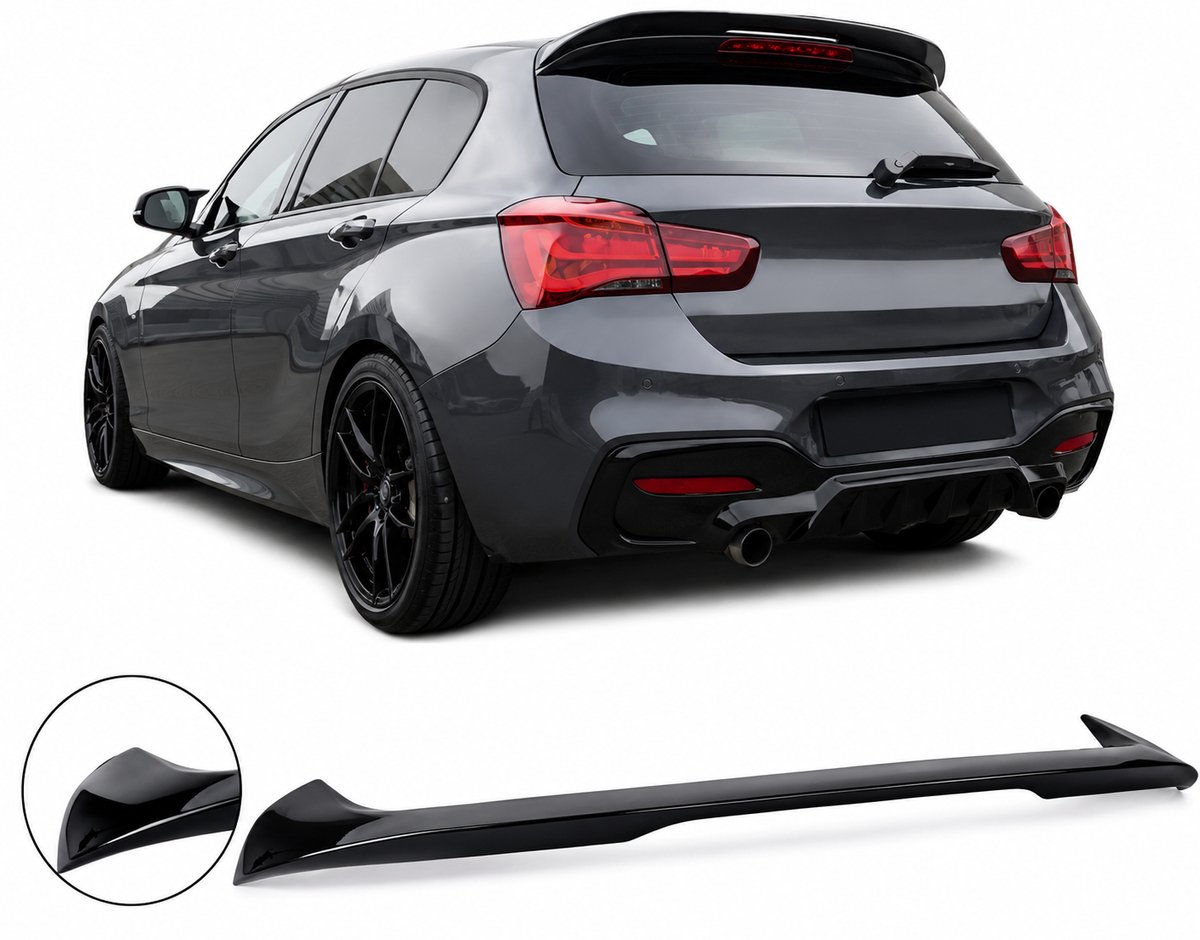 Dakspoiler geschikt voor BMW F20/F21 (2015+) – Glans Zwart