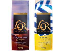L'Or Espresso Capri en Scandinavia - Mixverpakking - 900g (2x450g) Koffiebonen