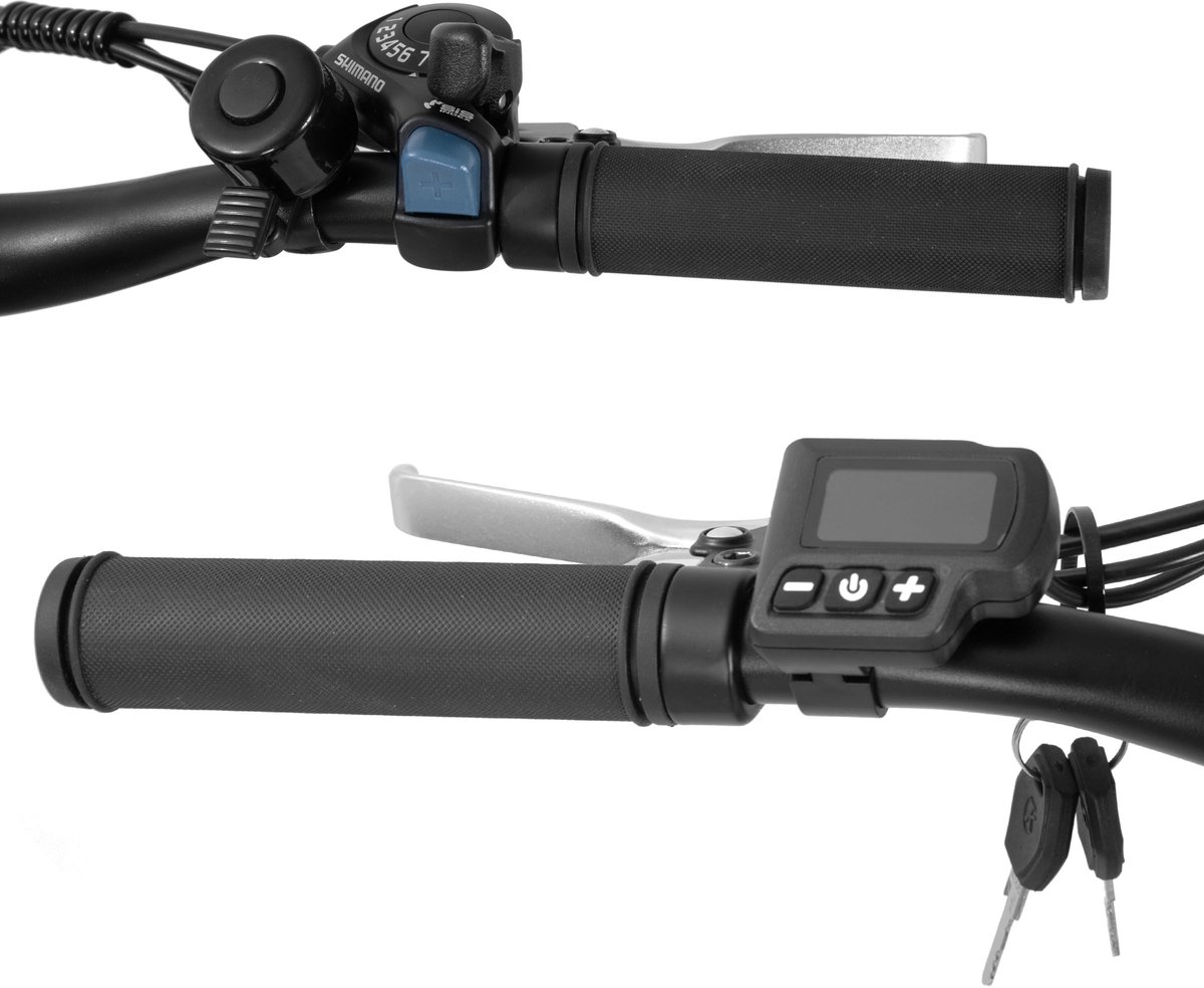 HILAND Rhythm elektrische stadsfiets - 26 inch - 250W motor - Geel thumbnail 5