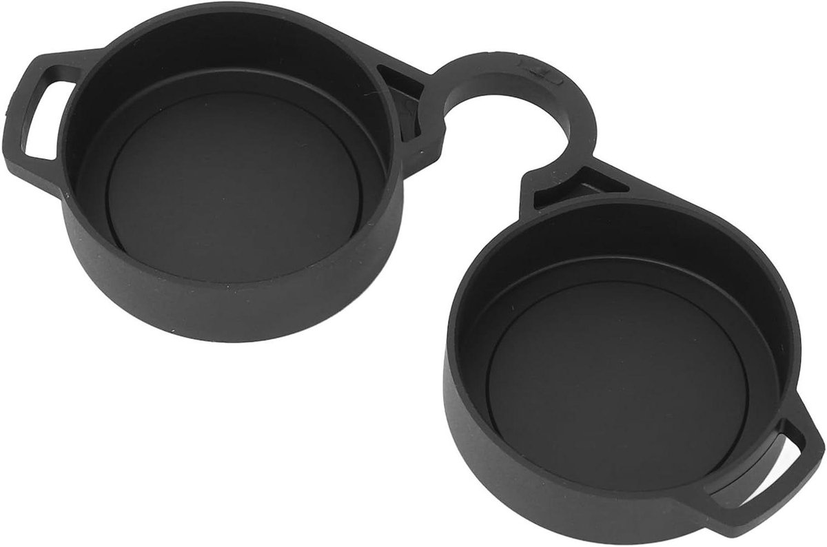 Verrekijker Regenkap - Lens Beschermer - Outdoor Activiteiten - Flexibel Rubber Materiaal - 42-45 mm Diameter - Zwart