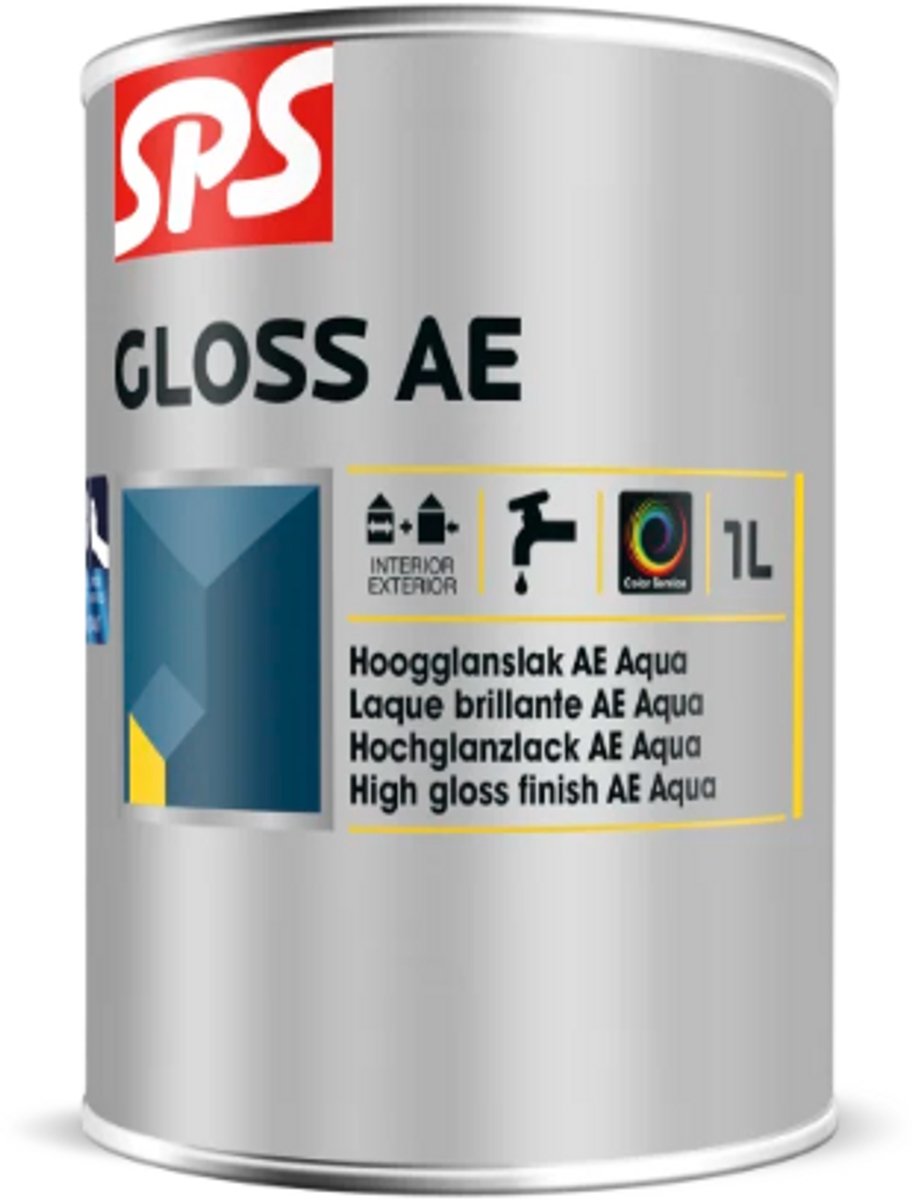 SPS Gloss AE Hoogglanslak Binnen/Buiten 1L – Basis ED