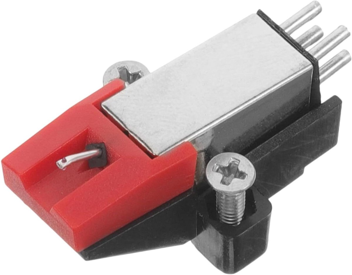 Fonograaf Naald - Platenspeler Stylus - Muziek Afspelen - Hoge Output - 3.3 cm - Zwart