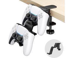 Universele Desktop Beugel voor Afstandsbediening, Compatibel met Switch, PS5, PS4 en Xbox Series, Hoofdtelefoonhaak en Gaming Accessoires in Zwart
