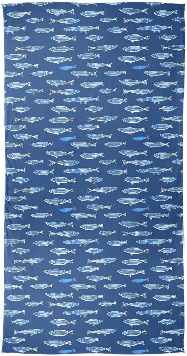 Zijden Sjaal - Hoofddoek Dames - Mode Accessoire - Gepersonaliseerd Printontwerp - 90x180 cm - Blauw