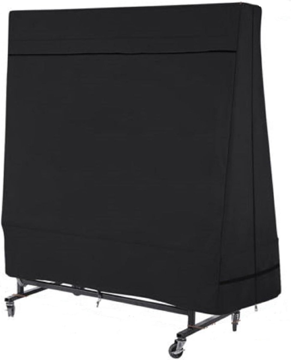 Tafeltennis Tafelhoes - Beschermhoes Tafel - Tafel Beschermen - Waterdicht Oxford Doek - 160x160x85 cm - Zwart