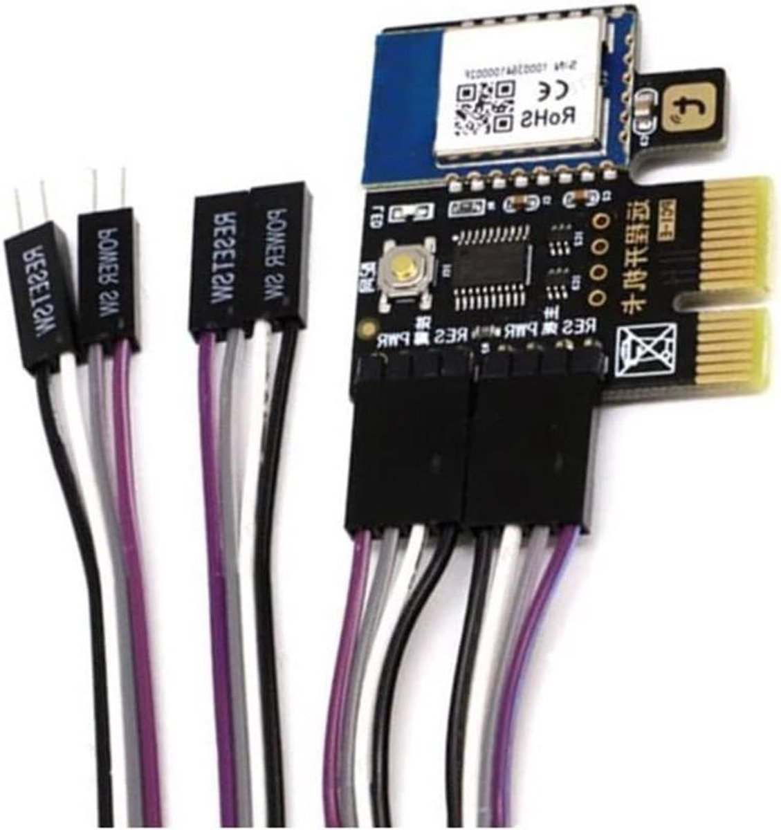 Computer Startkaart - Afstandsbediening PC - Telewerken Automatisering - Wifi Bluetooth Bediening - Mini Card - Zwart
