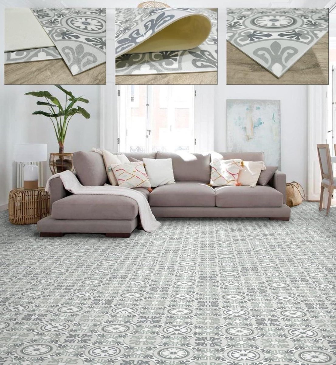 Vinyl vloerkleed - Vloerbedekking design - Vloer decoreren - Antislip onderkant - 150x200